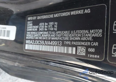 2018 BMW 230I xDrive from USA, damaged, VIN WBA2J3C59JVA49913